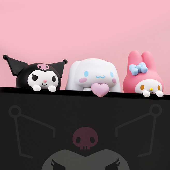 <깜짝!선물증정>트리플러스 산리오 모니터 방향제 쿠로미 마이멜로디 차량용 TV 모니터걸이 캐릭터 굿즈, 귀여운마이멜로디+스위트 플라워+, 1개