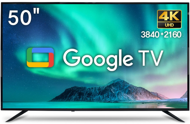 위드라이프 구글 50인치 스마트TV UHD 4K 최신형 대기업정품패널 안드로이드 고화질티비, 127cm/50인치, 50smart, 스탠드형, 고객직접설치