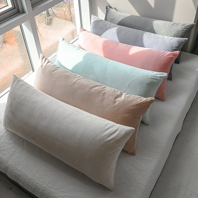 프리미엄 소프트 퍼 벨로아 극세사 대쿠션, 베이지