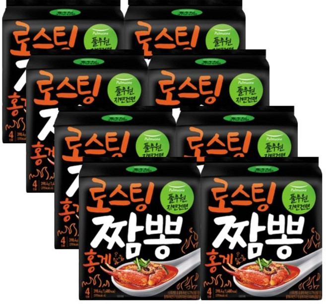 풀무원 로스팅 홍게짬뽕 4p, 32개
