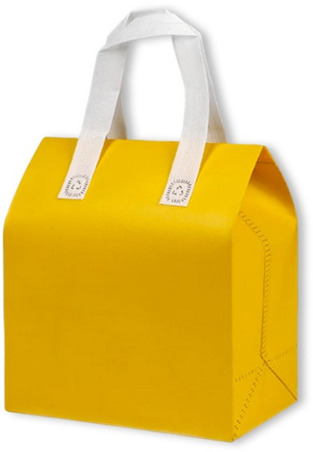 알파벳샵 보온보냉 20매입 일회용 아이스 손잡이가방, 보온보냉 옐로우, 20개