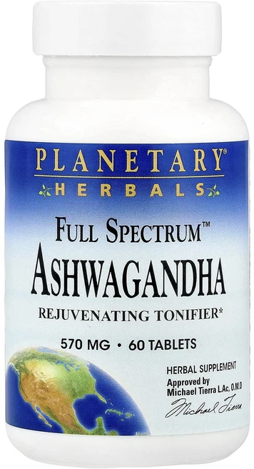 Planetary Herbals Full Spectrum 아슈와간다 570mg 60정, PlanetaryHerbalsFullSpectrum아슈, 1개 - 쿠팡