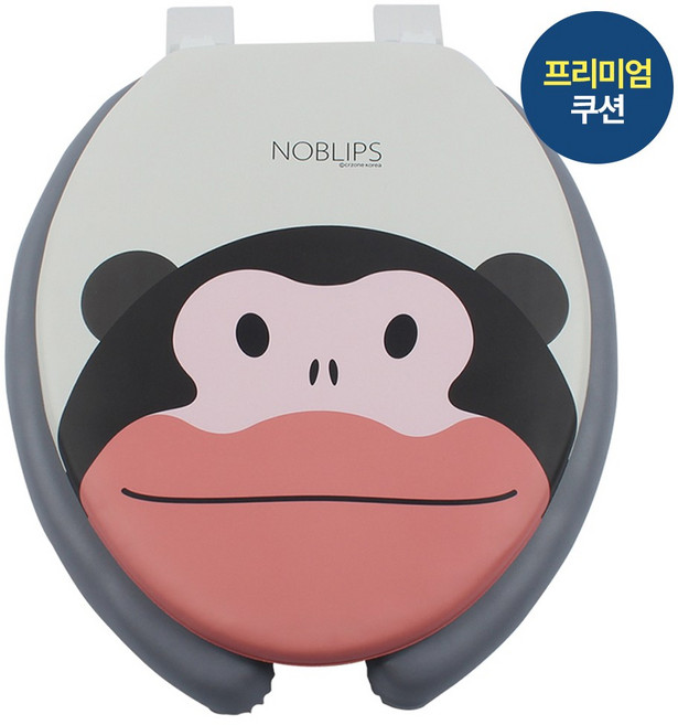 투투파파 특별제작 노블립스 35mm 쿠션 소프트 변기커버, 2. 얼큰 아이보리 중형(U형) 35mm, 1개