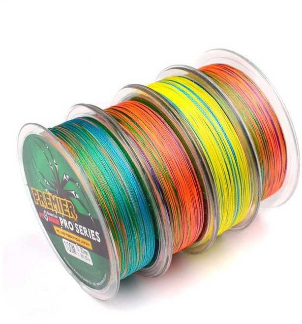 컬러합사낚싯줄 갯바위 참돔 감성돔 다운샷 합사0.6호-10호 100M, 0.6미리, 1개