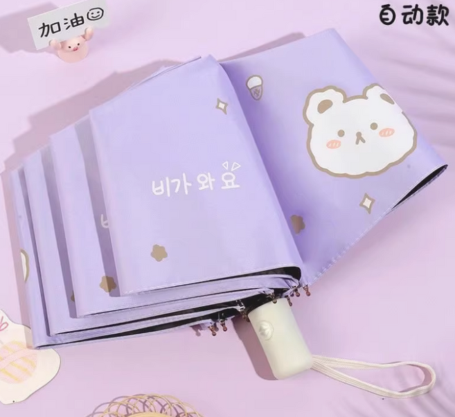 3단 자동 우산 접이식 튼튼한 예쁜 가벼운우산 초등우산