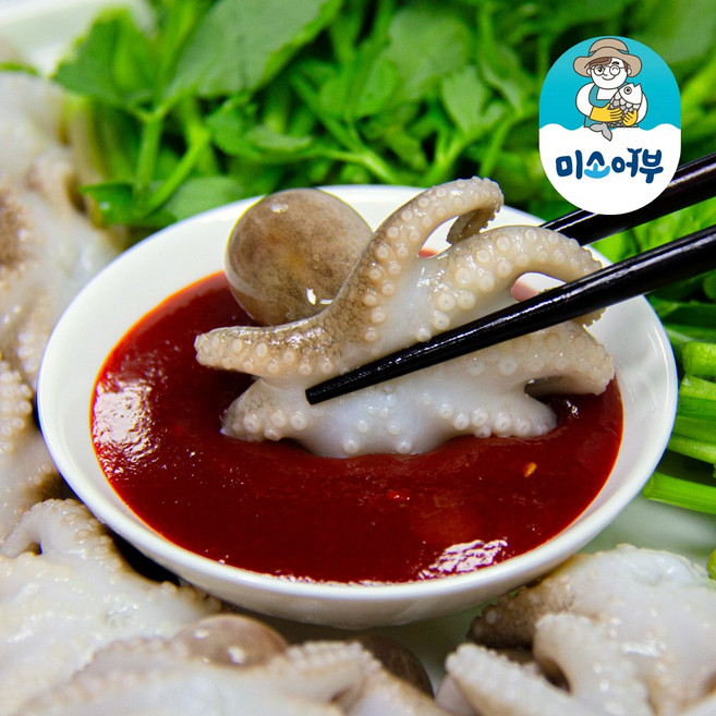 미소어부 손질된 건민 냉동쭈꾸미 베트남쭈꾸미, 3개, 10미(S) 200g