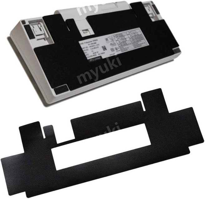 Covers 해피해킹 하이브리드 흡진 매트, PZ-KBKMG-HH, 블랙, HHKB HYBRID