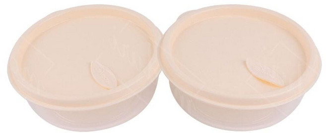 실리콘냉동용기 실리만 냉동용기 크림베이지 원형 밥 전자렌 370ml 2p 79000EA 1EA, 본상품