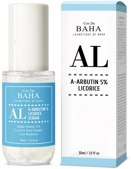 코스드바하 알파 알부틴 5% 미백 앰플 잡티 세럼 30ml, 1개 - 쿠팡