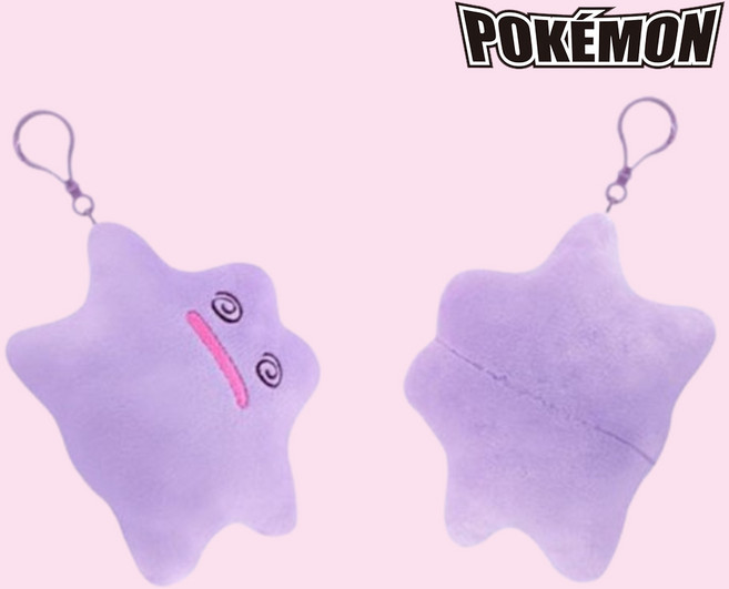 포켓몬 메타몽 빅 키링 영차 안녕 찔끔 활짝 뱅뱅 흠냐흠냐 발그레 스르륵 냠냠 흐뭇 15cm 가방고리 인형 동물 애착 10종, 1개