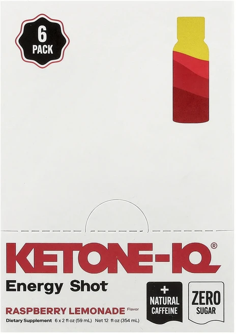 새해 건강을 선물하세요 Ketone-IQ Energy 샷 라즈베리 레모네이드 병 6개 개당 59ml(2fl oz) 특별관리진행, KetoneIQEnergy샷라즈베리레모네이드병6개개당5, 59ml - 쿠팡