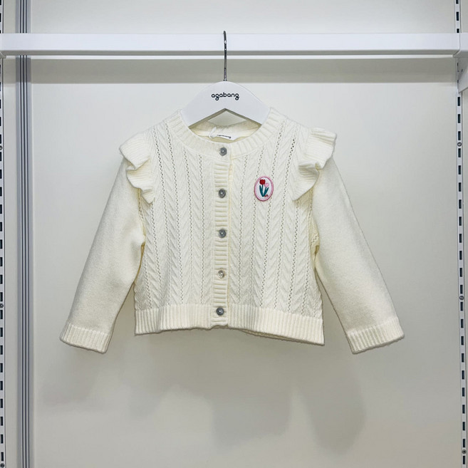 아가방(야탑점) 40%할인 부드러운 터치감에~ 간절기에 입기 좋은 두께감에 러블리한 봄 가디건입니다~