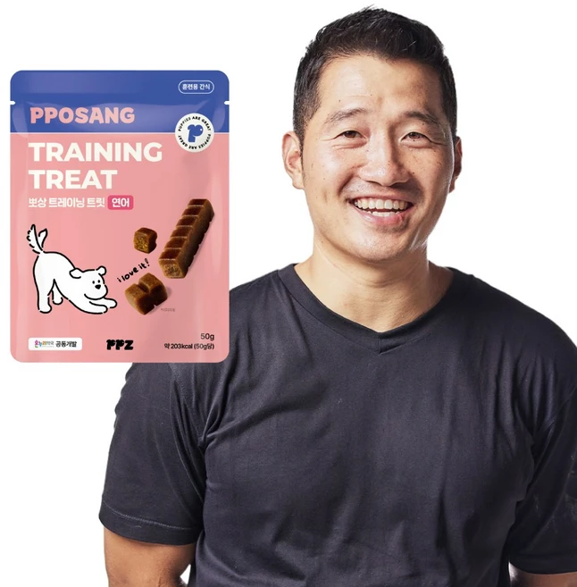 퍼피즈 강형욱 저알러지 노즈워크 강아지 간식 노즈워크 뽀상 트레이닝 트릿, 1개, 50g, 연어 - 쿠팡