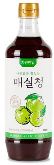 자연한입 매실청, 1개, 860ml