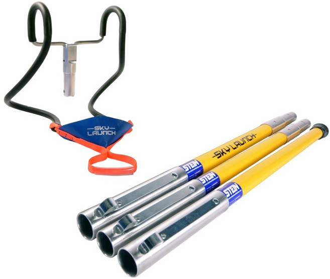 STEIN 英國 SKYLAUNCH Launcher Kit 拋擲大彈弓組, 黃色, 1套