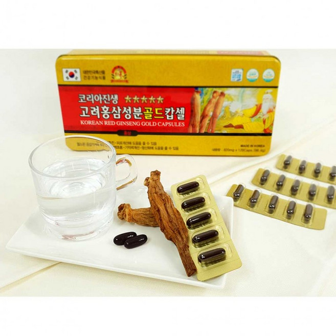 고려홍삼캅셀 120캡슐 알약 홍삼영양제, 1정, 1개