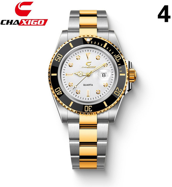 CHAXIGO 男士手錶 防水合金石英錶
