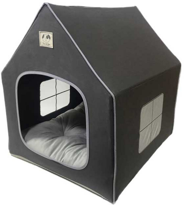 모닥모닥상점 강아지 텐트하우스 애견 하우스 대형, 1개