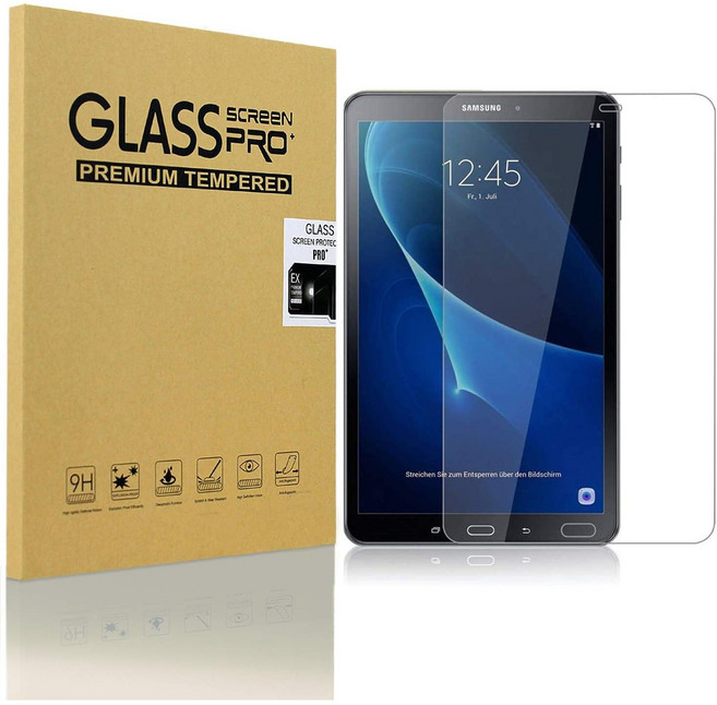 [삼성 갤럭시탭A6 10.1 (with Spen)] 호환 액정 보호필름 강화유리 SM-P580 P585 P585NO T580 T585 T585NO S펜, 갤탭A6 with Spen(P580/P585), 강화유리필름, 2장