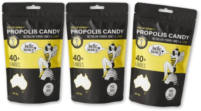 헬로허니 UMF20+호주 뉴질랜드 프로폴리스 마누카꿀 캔디 MGO800+ 오리지널 호주아저씨 이루웰, 140g, 3개 - 쿠팡