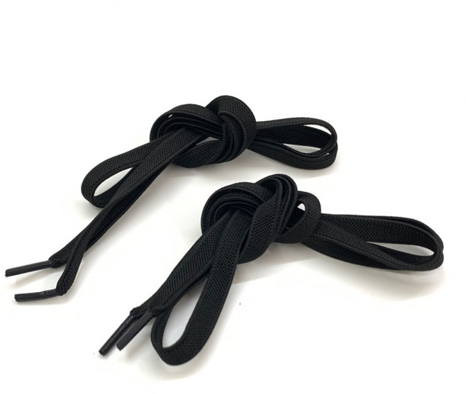 마루마켓_ 쭉쭉 늘어났다 돌아오는 탄탄한 탄성의 고무줄 커스텀 고무줄 운동화 신발끈 블랙 100cm