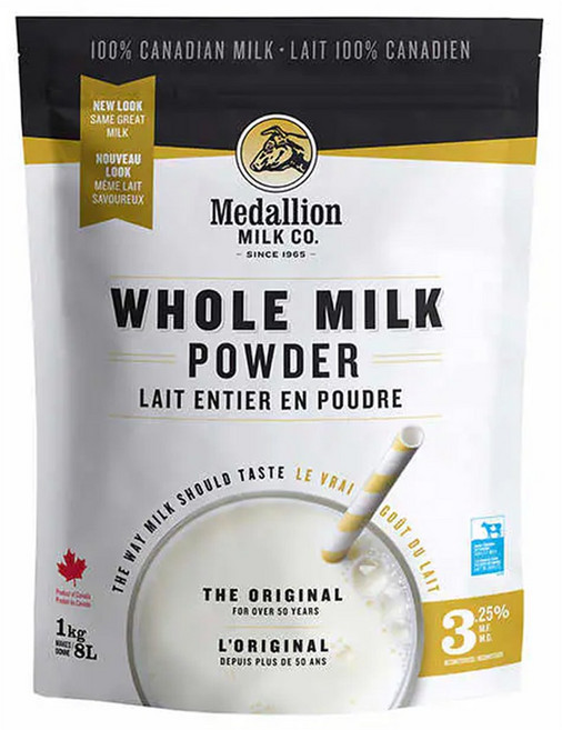 캐나다 메달리온 홀 밀크 전지 우유 파우더 분유 1kg, 1개, 1000g