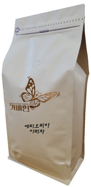 가배인 에티오피아 아리차 커피원두 원두커피 맛있는원두 당일로스팅, 500g, 홀빈(분쇄안함), 1개