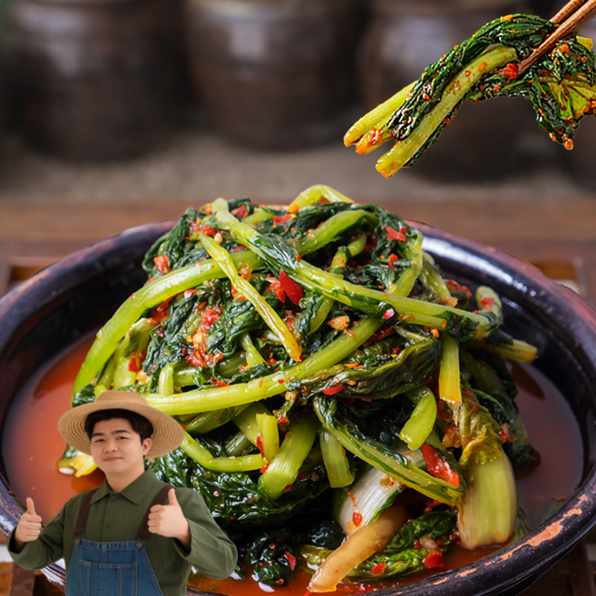 천산지유 haccp 전라도 열무얼갈이 자박이 김치, 1개, 5kg