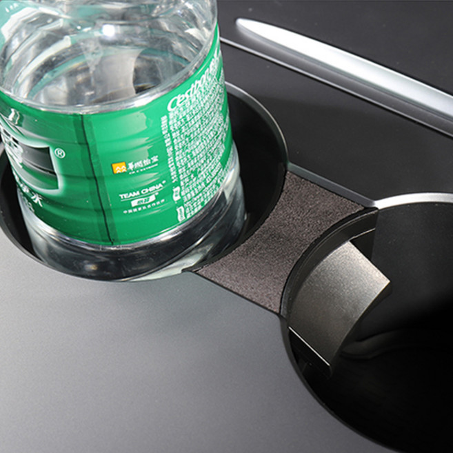 테슬라 모델3 21년 리프레쉬 컵홀더 고정 키트 흔들림방지, 블랙, 1개