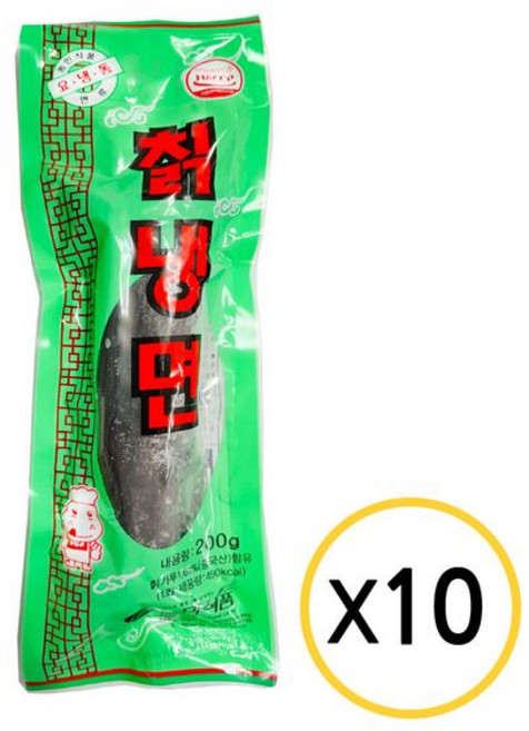 농민식품 칡냉면 200g, 10개