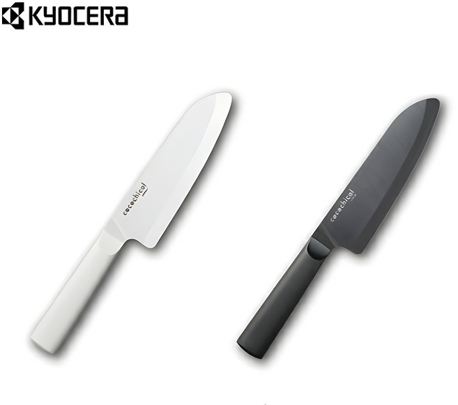 교세라 세라믹 산토쿠 가정용 식칼 주방칼 과일칼 16cm, 블랙