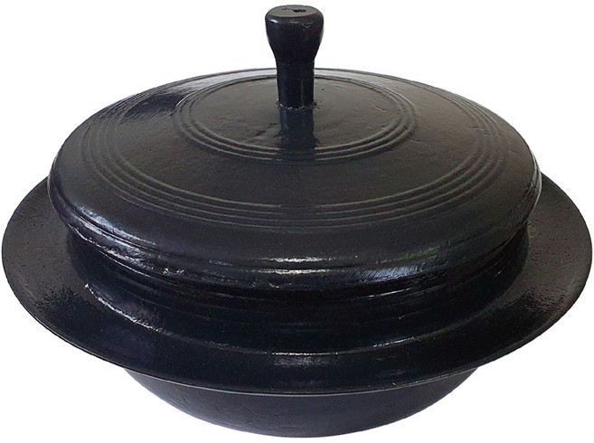 국산 통주물 세라믹 가마솥 100% 수작업 녹 안나고 관리가 편리한 가정용 업소용 미니솥, 선택05:세라믹 가마솥8인용_22cm, 1개