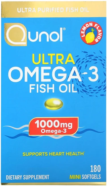 새해 첫좋은선물 Qunol 울트라 오메가3 피쉬 오일 레몬 맛 미니 소프트젤 180정(소프트젤 1정당 500mg) 제대로 할인합니다, Qunol울트라오메가3피쉬오일레몬맛미니소프트젤180정소, 1개 - 쿠팡