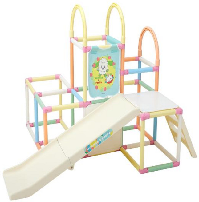 노나카 제작소 쿠마노 푸씨 오리타미 키즈 파크 EX 플러스 오렌지 대 4381, 1개, 06 완완과 뽀뽀