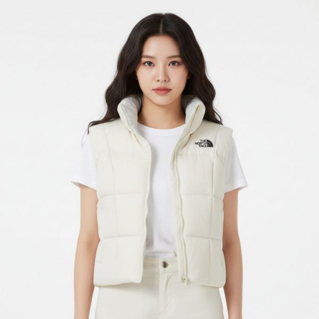 노스페이스 NV1DR86C 여성 올란 다운 베스트 RDS WHITE