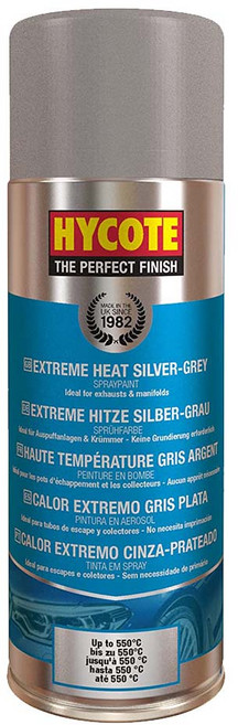 英國HYCOTE 耐熱噴漆 高溫耐熱漆, 銀灰色, 1個