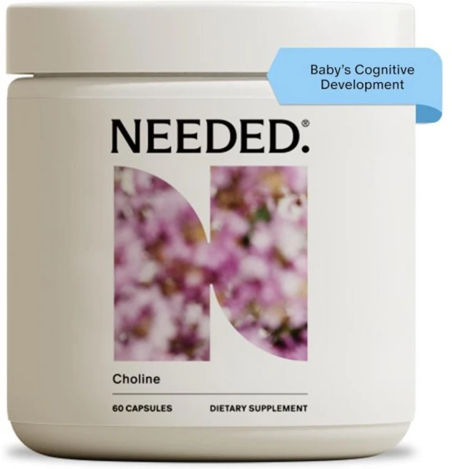 Needed. Prenatal Choline for Cognitive Development - Choline Supplement Aids Baby Development - Su, Powder Capsules, 60 Count (Pack of 1), 1개 - 쿠팡