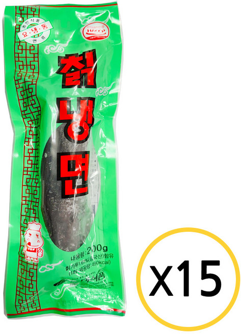 농민식품 칡냉면 200g, 15개