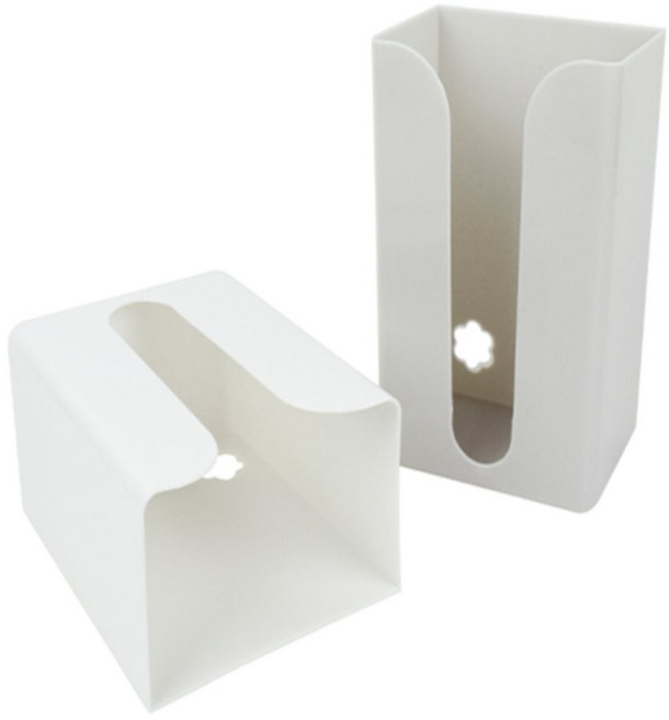 썸레이마켓 무타공 티슈 케이스 냅킨케이스, 소 화이트