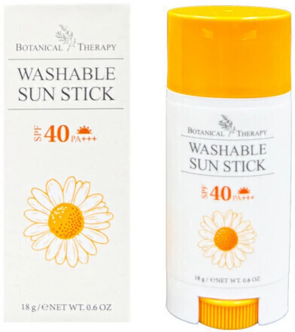 보타니컬테라피 워셔블 선스틱 (SPF40) YU, 18g, 1개 - 쿠팡