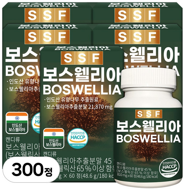 순수식품 보스웰리아 보스웰릭산65% 10개월분(300정), 60정, 5개