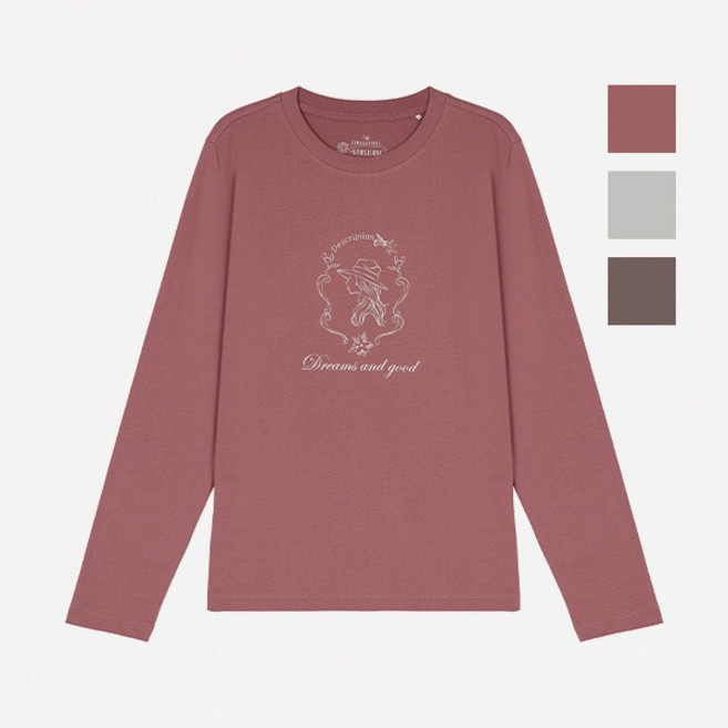 뱅뱅 이가격실화?? 반값할인!!여성 액자여인 프린팅 긴팔티