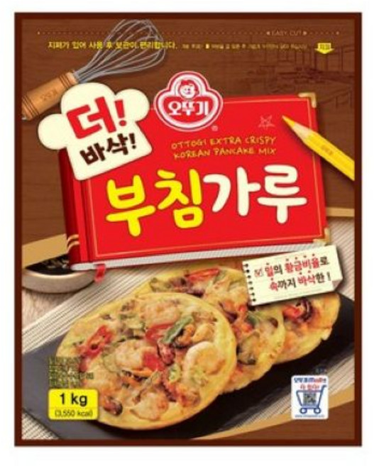 오뚜기 더 바삭 부침가루, 1kg, 1개