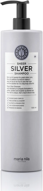 마리아닐라 시어실버 (블랙베리) 샴푸 1000ml, 1개, 1L - 쿠팡