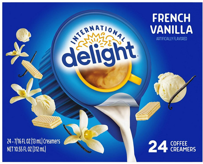 인터내셔널 딜라이트 커피 크리머 크림 싱글컵 헤즐넛 24개입, 312ml, 1개