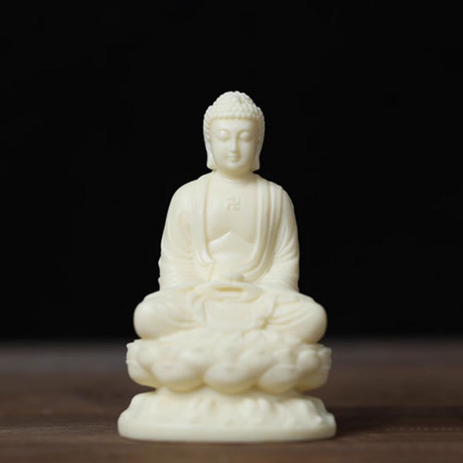 평안 소원성취 풍수 인테리어 불교 미니어처 불상 부처님, 1개