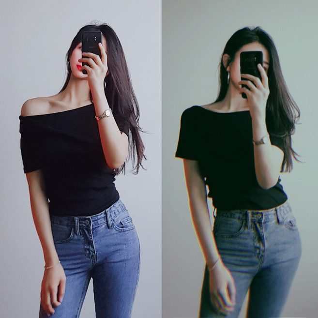 나날샵 서울보트넥)보트넥티 오프숄더 크롭티 스퀘어넥티 반팔티 반팔 여름티 면티 티셔츠 티 쫄티 클럽의상 홀복 섹시티 청바지 여성의류 빅사이즈여성의류 빅사이즈티 스판티 여성티셔츠 반팔 티셔츠