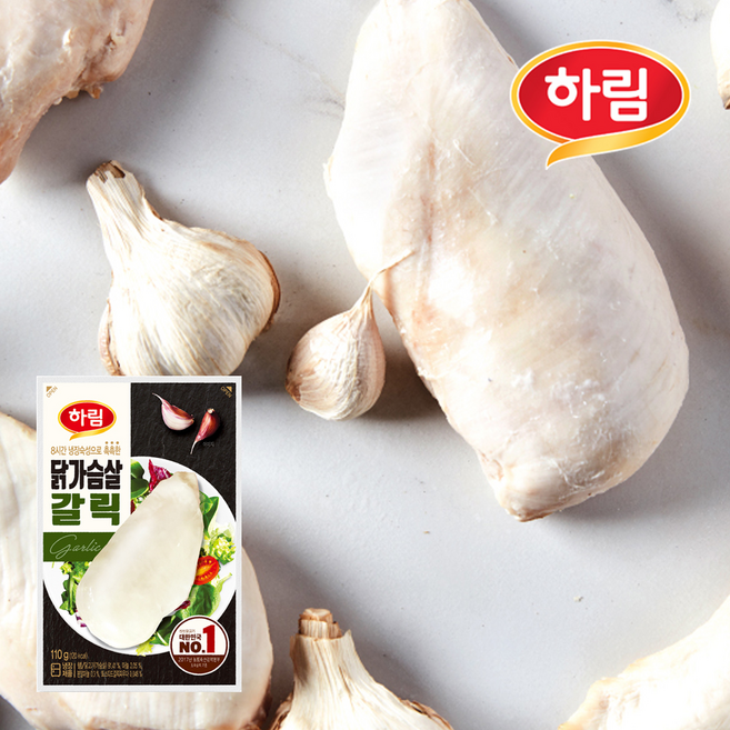하림-닭가슴살 갈릭 100g, 40개