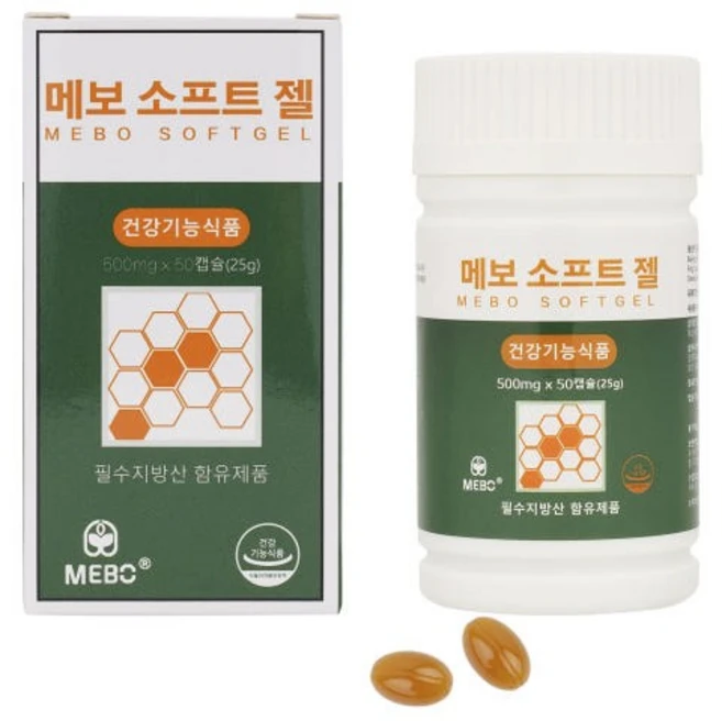 한국메보 캡슐 식약처 수입 허가 메보소프트젤 본사 인증 건강 기능 식품, 1개, 50정 - 쿠팡