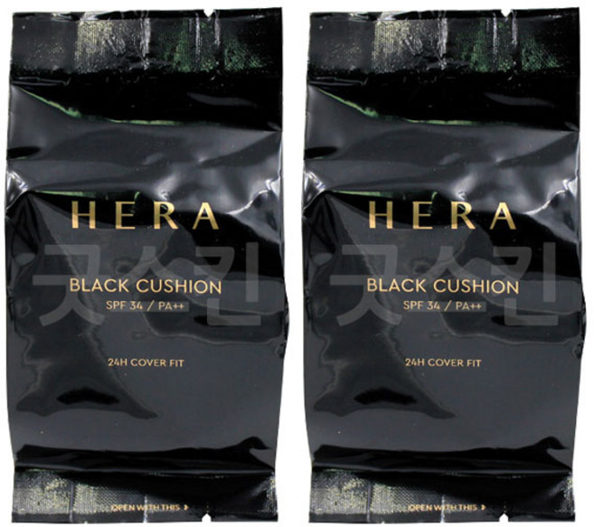 헤라 블랙 쿠션 리필 15g, 23C1, 2개